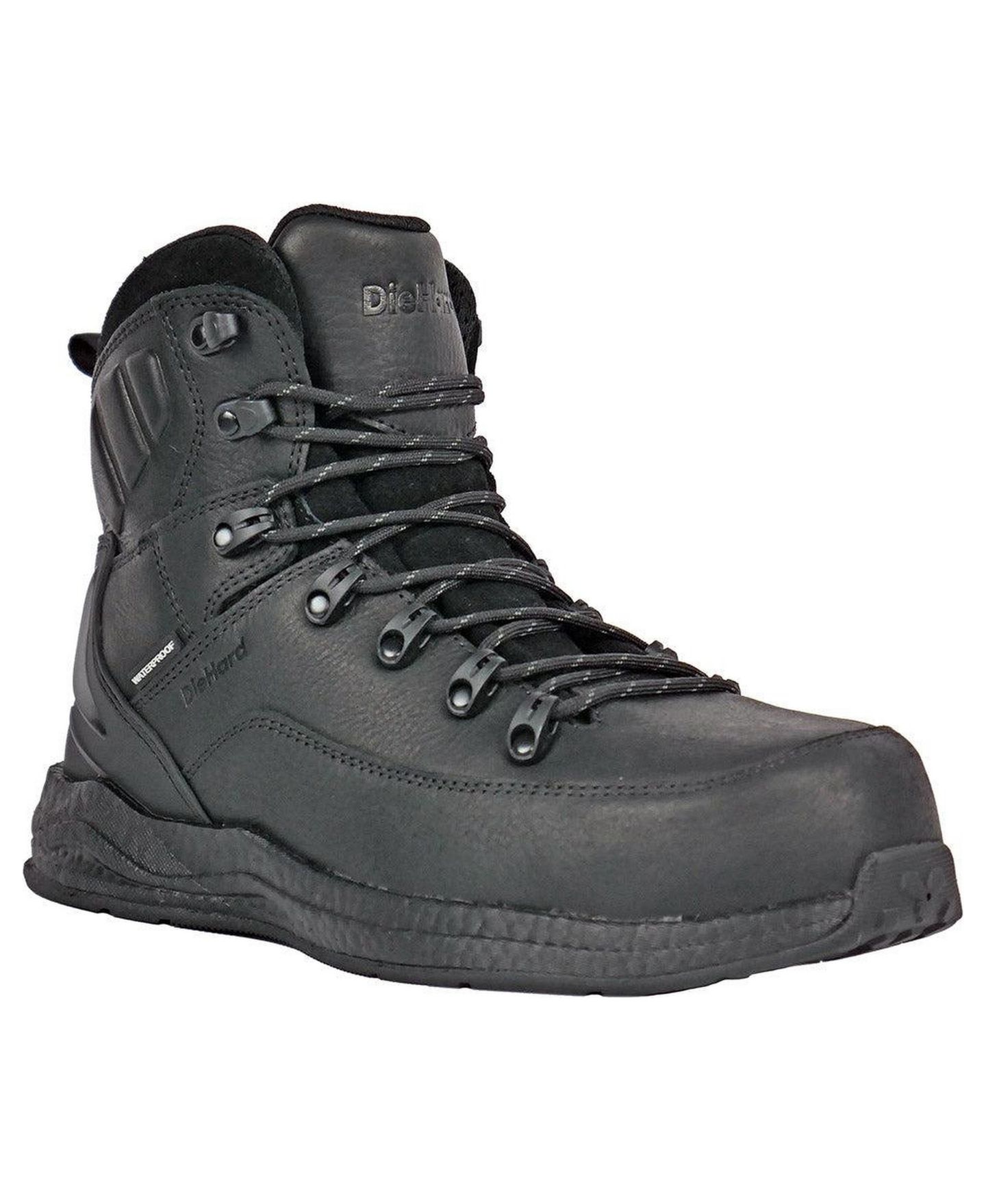 Мужские ботинки DieHard Ventura Soft Toe Side-Zipper Work Boot, цвет: Чёрный кожаный — фото 1