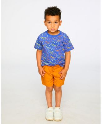 Toddler Boys Parachute Shorts with Patch Pockets