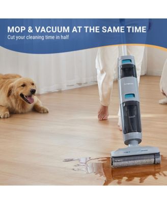 GO Sense GH301 Cordless 3-in-1 Floor Washer, Wet Dry Vacuum Mop, MessDetect Sensor, Self-Cleaning Dock