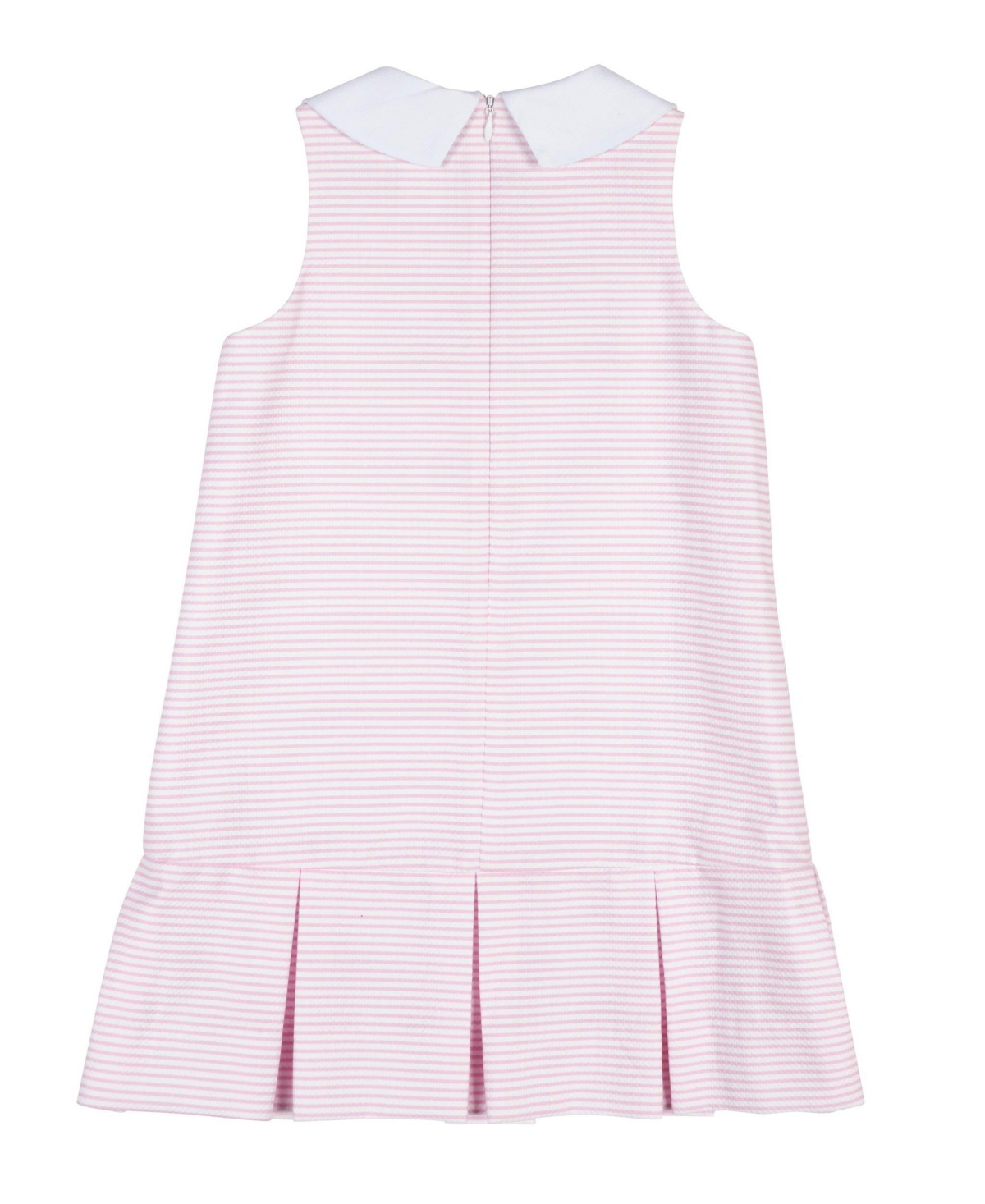 Florence Eiseman Toddler Girls Stripe Pique Dress With Tulips