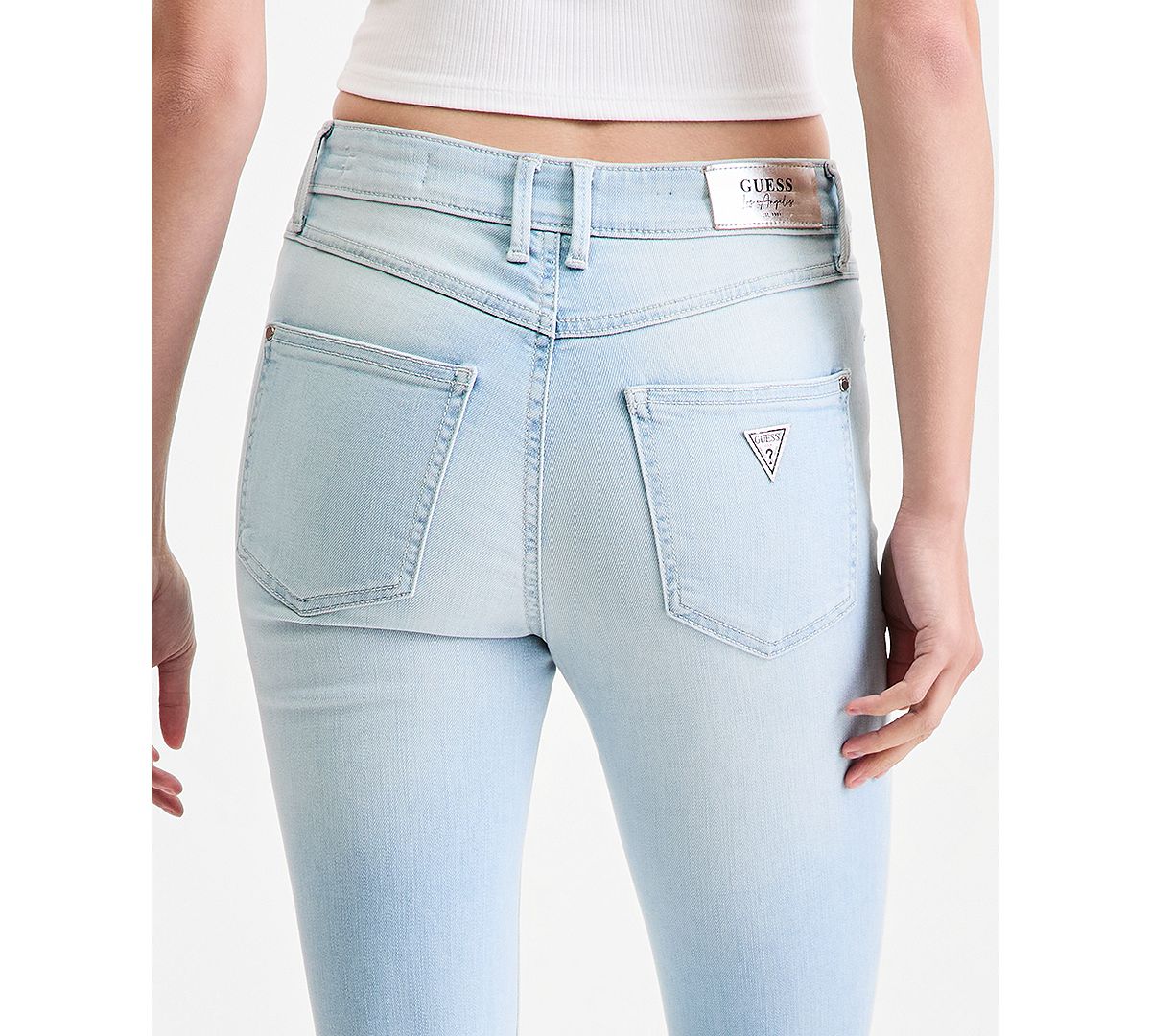 GUESS Women's 1981 Mid-Rise Skinny Jeans view 6 — MAYCSS fashion products