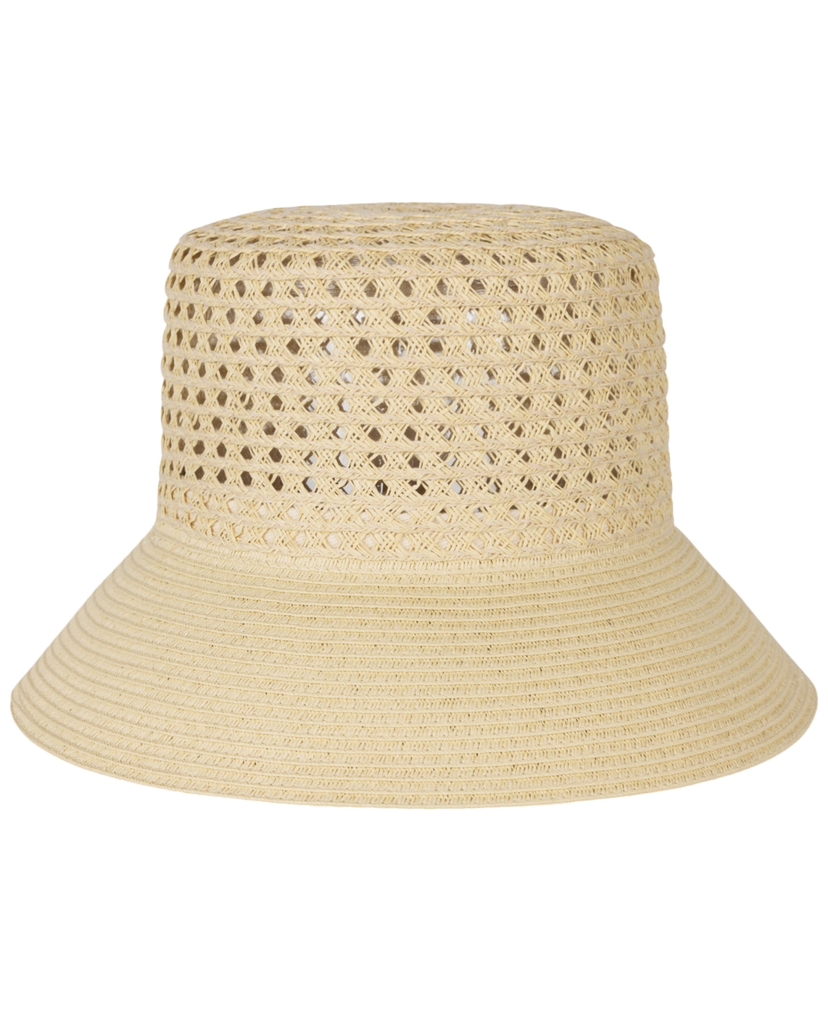 Lauren Ralph Open Weave Bucket Hat