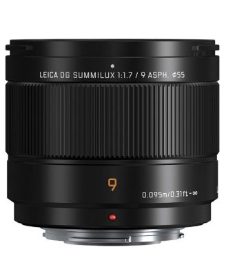 LUMIX G Leica DG Summilux 9mm f/1.7 Aspherical Lens for Micro Four Thirds, Bundle with 55mm Essentials Filter Kit, Cleaning Kit and Cleaning