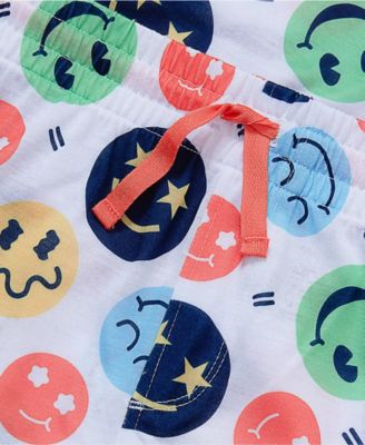 Big Boys Short Sleeve Tee and Shorts Pajama Set