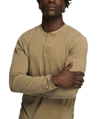 Men's Crewneck Pull-On Henley Shirt
