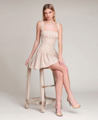 Women's Square Neck Mini Dress