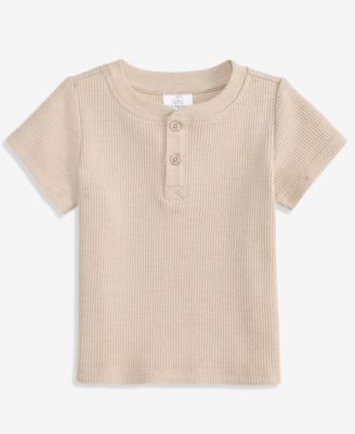 Baby Boys' (0-24) Mix & Match Waffled Henley T-Shirt