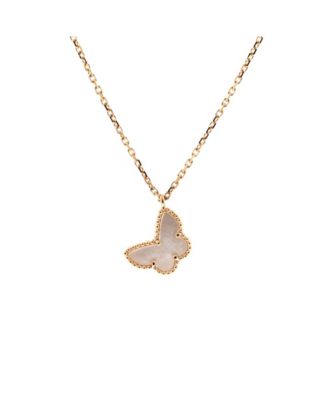 Sweet Alhambra Butterfly Pendant Necklace