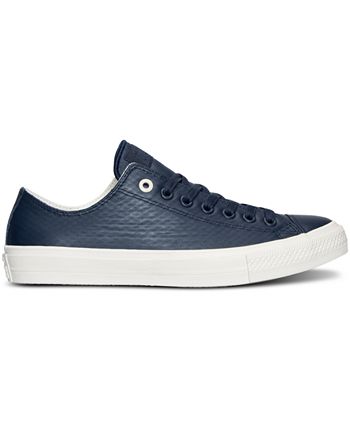 Converse Men's Taylor All Star II Ox Mesh Backed Leather Casual Sneakers from Finish Line - Macy's