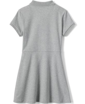 Little Girls Short Sleeve Interlock Polo Dress