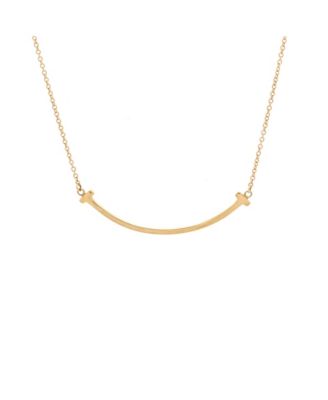 T Smile Pendant Necklace