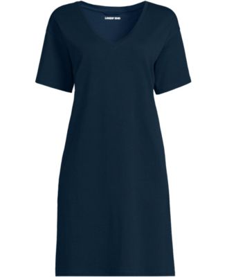 Plus Size Cotton Interlock Relaxed Above the Knee Nightgown