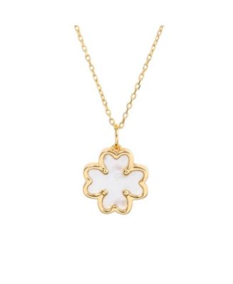 Clover MOP Pendant Necklace