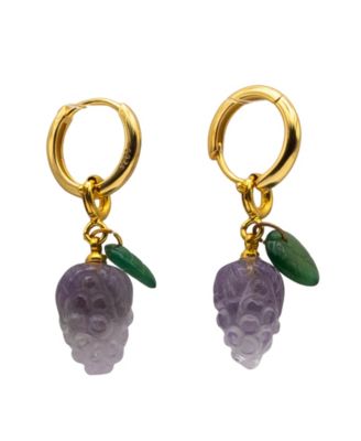 Women's Harvest — Jade Stone Charm Earrings