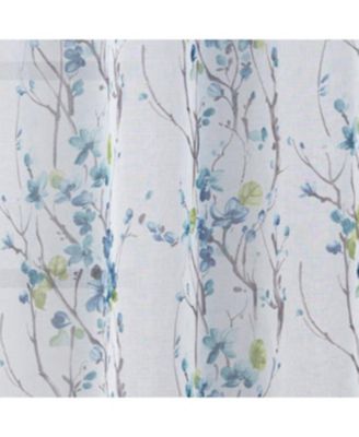 100% Polyester Aiden Printed Textured Grommet Curtain Panel