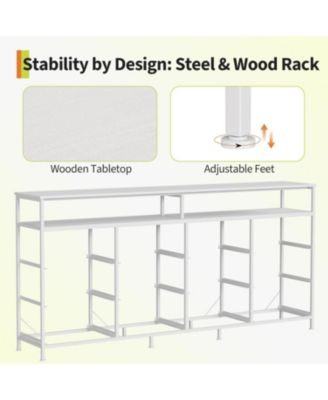 63'' Fabric Long Dresser with 12 Drawers for Bedroom - Dresser TV Stand for 55, 65