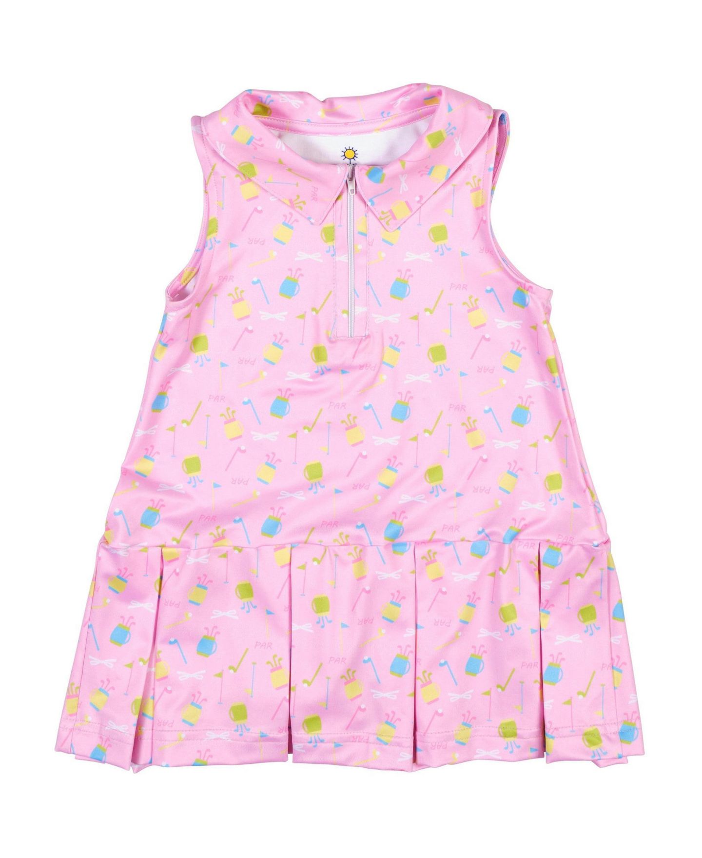 Платье Florence Eiseman Golf Print Performance Knit Dress для девочек — фото 1