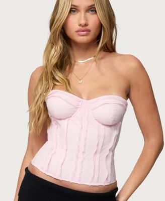 Women's Naliah Raw Edge Strapless Corset