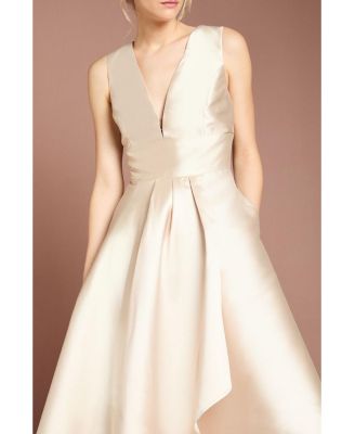 Women's Plunge Waterfall Maxi Dress