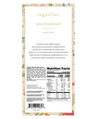 Spring Hazelnut Crepe Milk Chocolate Bar, 4-PC.