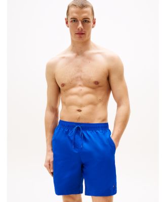 Men's Long Drawstring 7" Swim Trunks