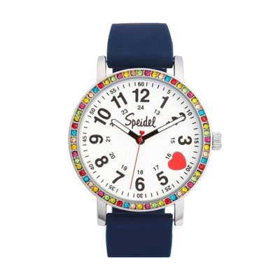 Speidel Brilliance Line Watch with Multi Color Crystalized Case - Navy 60$