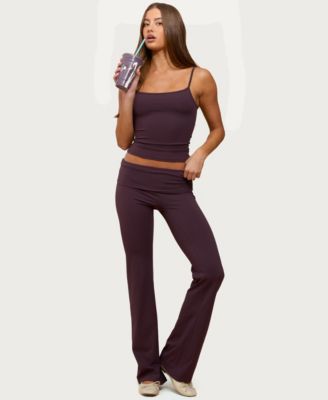 Women's Oriane Foldover Flared Leggings