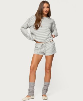 Women's Jainee Striped Drawstring Shorts