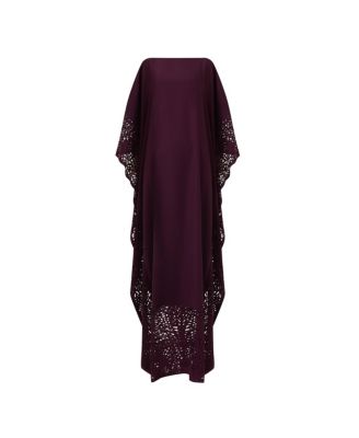 Women's Laser-Cut Kaftan Dress