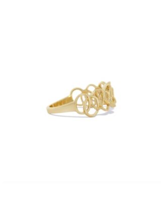 Interlocking Oval Ring