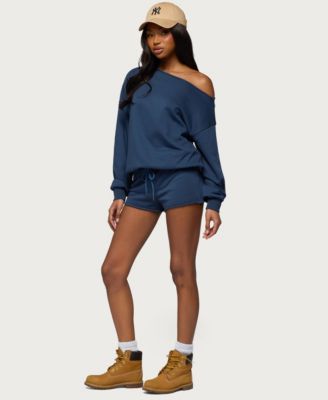 Women's Juana Off Shoulder Lightweight Sweatshirt