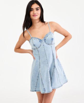 Women's Denim Mini Dress, Macy's Exclusive