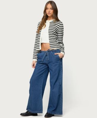 Women's Jenie Split Front Knit Cardigan Sweater