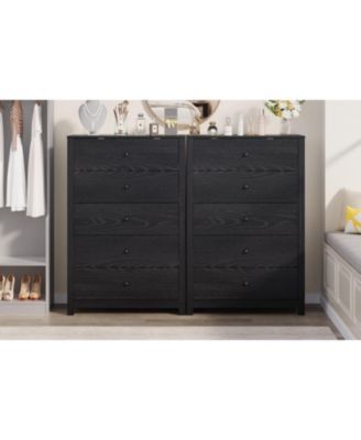 5 Drawer Dresser for Bedroom – Modern Simply Chest of Drawers, Wood Storage Dresser with Deep Drawers for Living Room, Hallway, Entryway