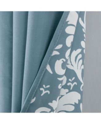 100% Polyester 190 GSM Cressida Reversible Blackout Grommet Curtain Panel.