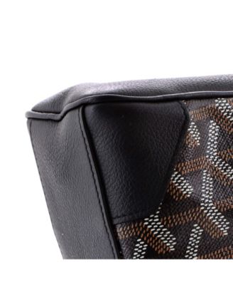 Mini Saigon Top Handle Bag Coated Canvas with Leather