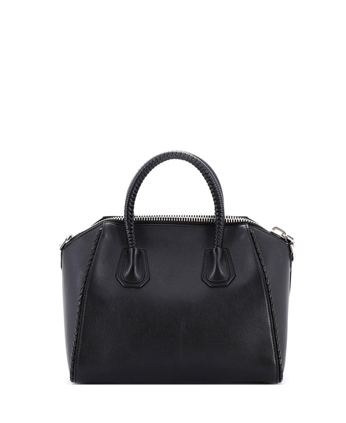 Pre-Owned Givenchy Small Antigona Bag Leather with Woven Detail