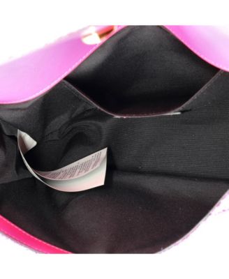 East West Medusa Icon Chain Flap Bag Quilted Tweed