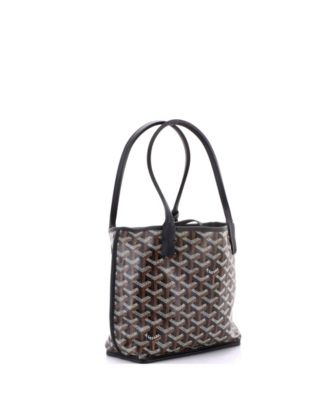 Mini Anjou Reversible Tote Coated Canvas