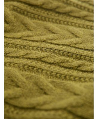 Women's Merino Wool Cable Knit Cardigan