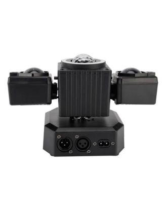 5-in-1 Rotating Disco Ball Light with RGBW, Laser, Strobe & DMX Control