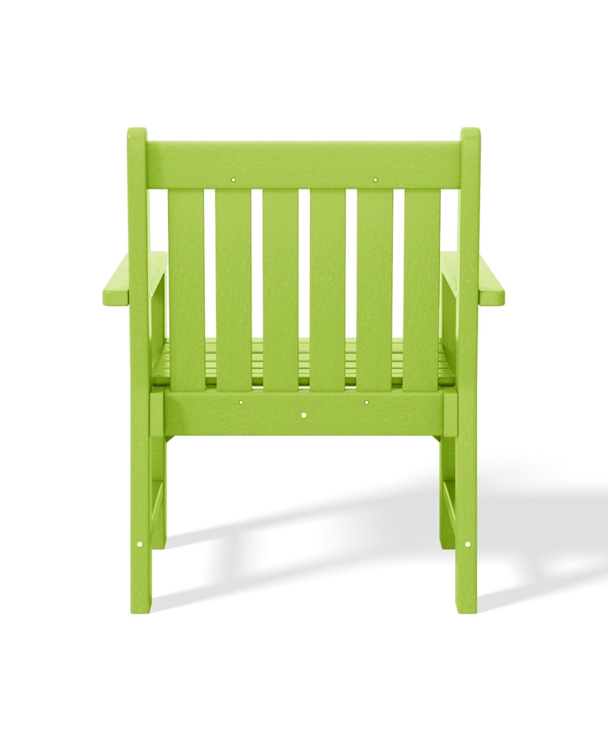 WestinTrends Outdoor Patio Hdpe Adirondack Dining Arm Chair