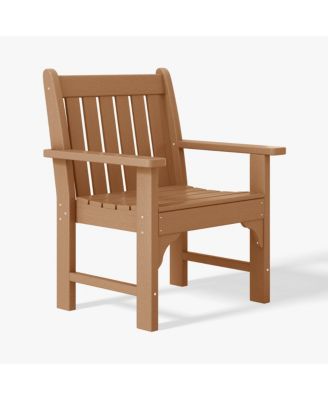 Outdoor Patio HDPE Adirondack Dining Arm Chair