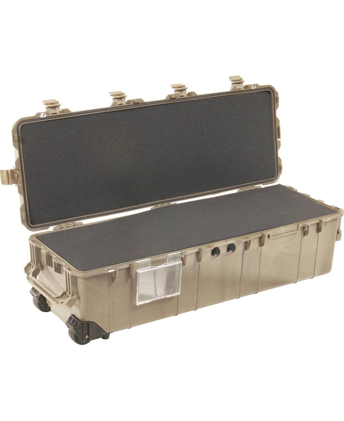 Pelican 1740 Transport Long Case with Foam, 9.57" Bottom Depth