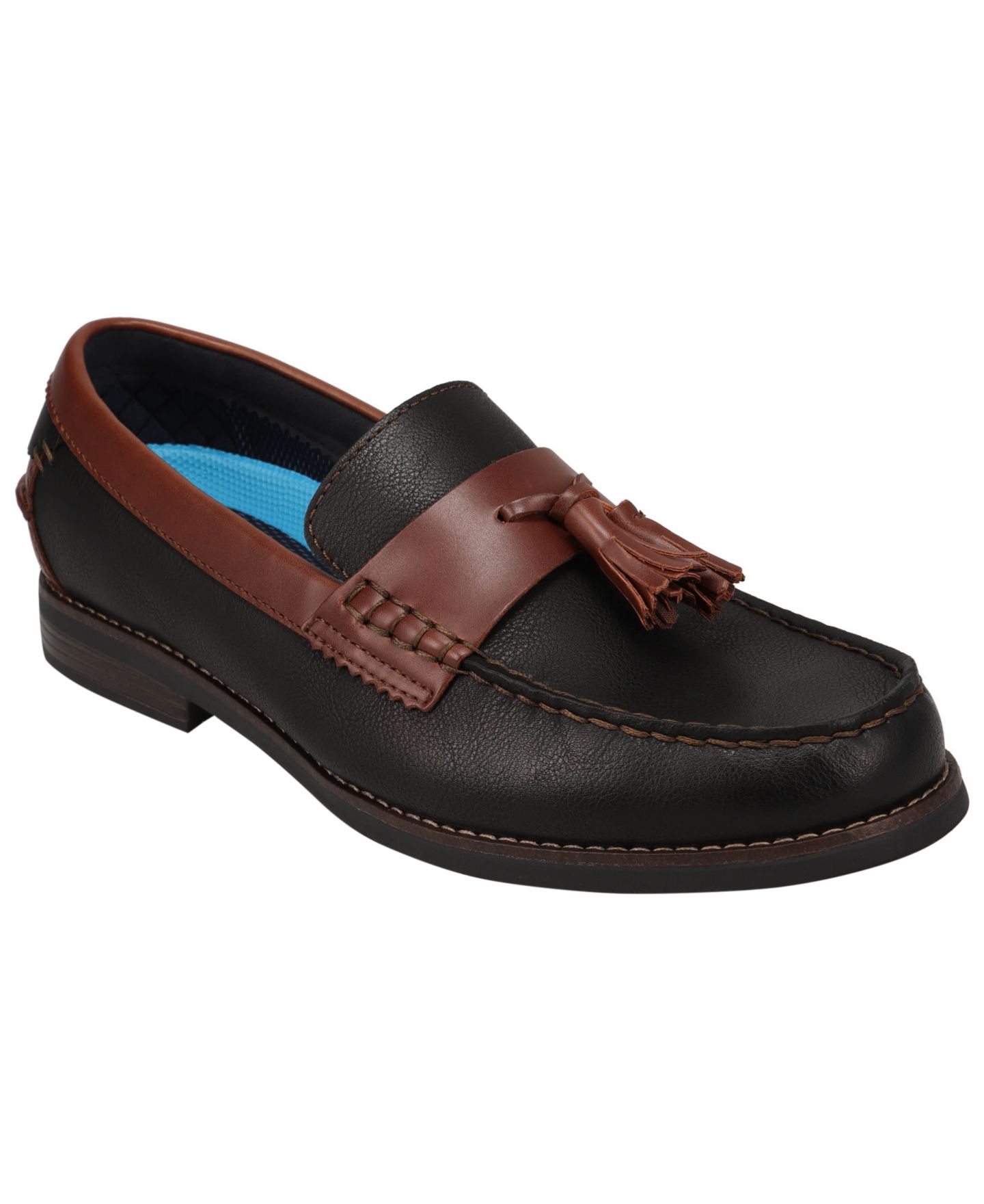 Мужские туфли Dockers Pullman Tassel Penny, цвет: Чёрный / Коричневый — фото 1