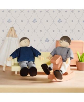 Wooden Dollhouse Dolls