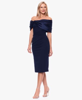 Women's Off-The-Shoulder Midi Dress