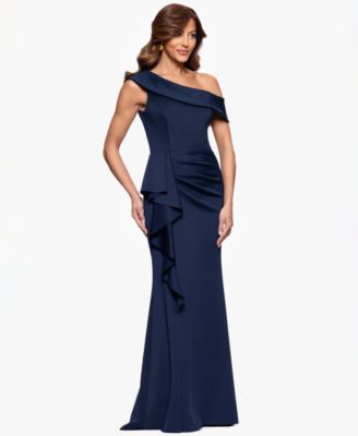 Petite One-Shoulder Ball Gown