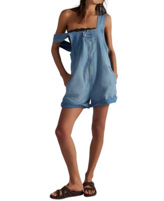 Women's Square Neck Jude Shortalls