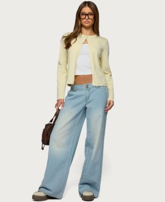 Women's Jenie Split Front Knit Cardigan Sweater